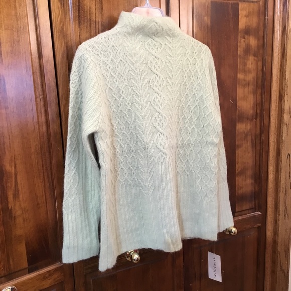Willi Smith turtleneck sweater, ladies size S, NWT, lamb/rabbit blend, - Picture 2 of 3